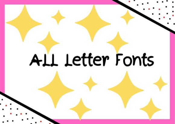All Letter Style: A Handwritten Font for Authentic Branding