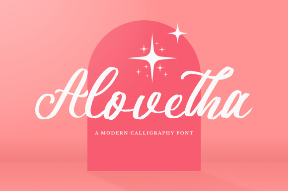 Alovetha: A Script Font for Editorial Design