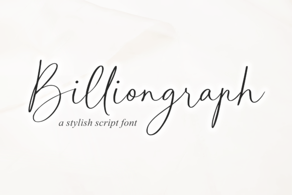 Billiongraph: The Script Font for Scroll-Stopping Design