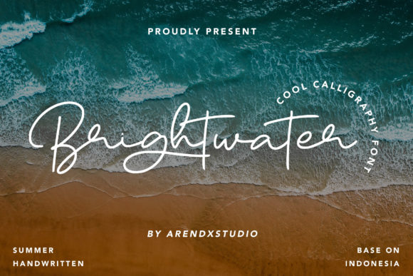 Brightwater: The Script Font for Modern Brands