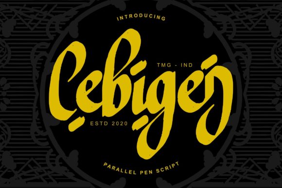 Cebigej: A Refreshing Script Typeface for Modern Editorial Design