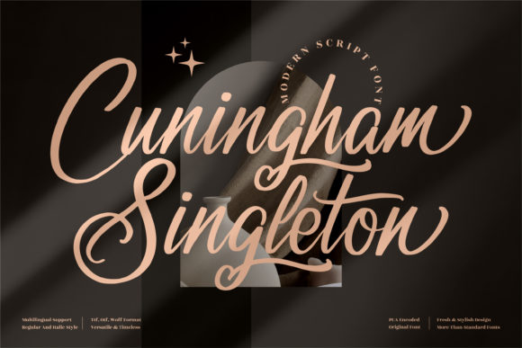 Cuningham Singleton Font Review for Web Design