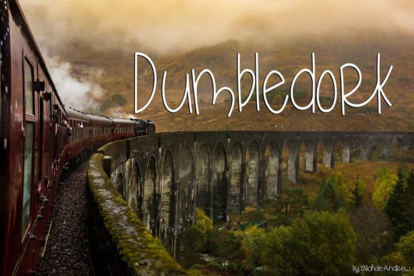 Dumbledork: A Quirky Handwritten Font for Digital Design