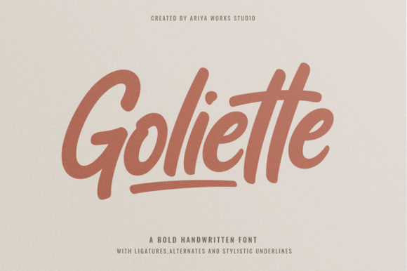 Goliette: A Versatile Handwritten Typeface for Modern Brands