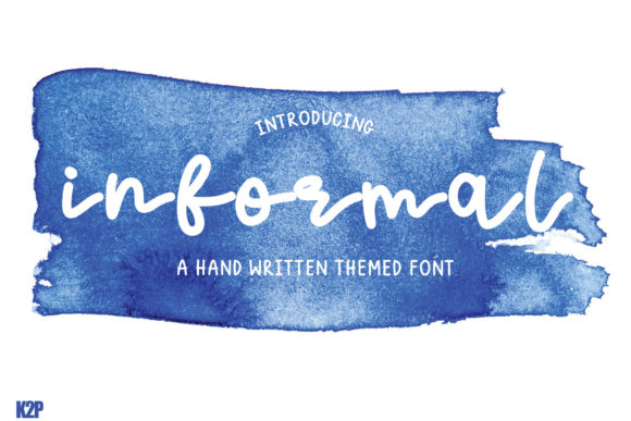 Informal: The Handwritten Font for Authentic Branding