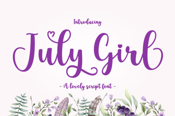 July Girl: A Timeless Handwritten Font for Crafters