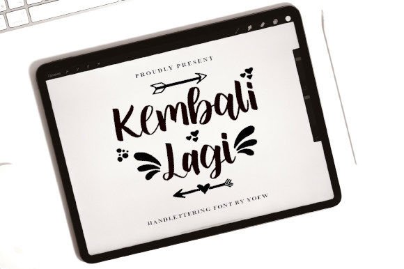 Kembali Lagi: A Warm Handwritten Font for Branding