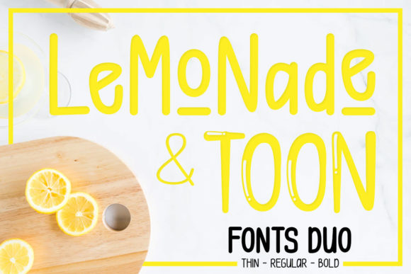 Lemonade Toon: A Fresh Handwritten Typeface