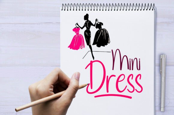 Mini Dress: A Handwritten Typeface for Editorial Charm