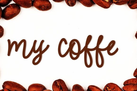 My Coffe: A Handwritten Font for Editorial Design