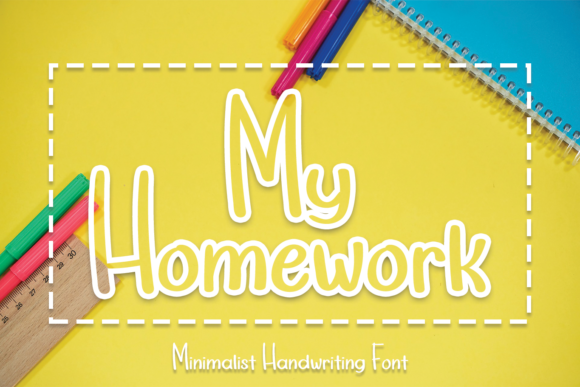 My Homework Font: A Handwritten Typeface for Makers