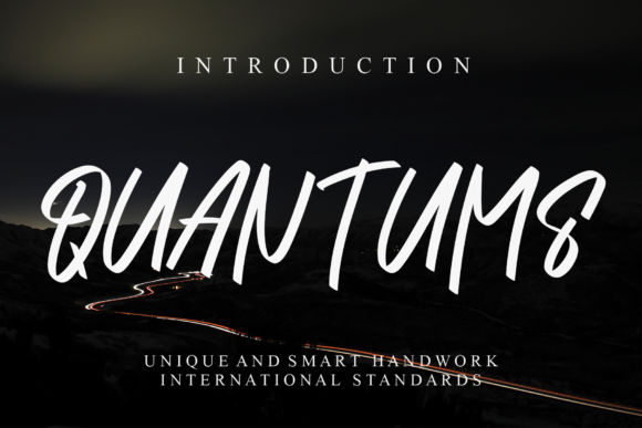Quantums: A Handwritten Font for Modern Web Design