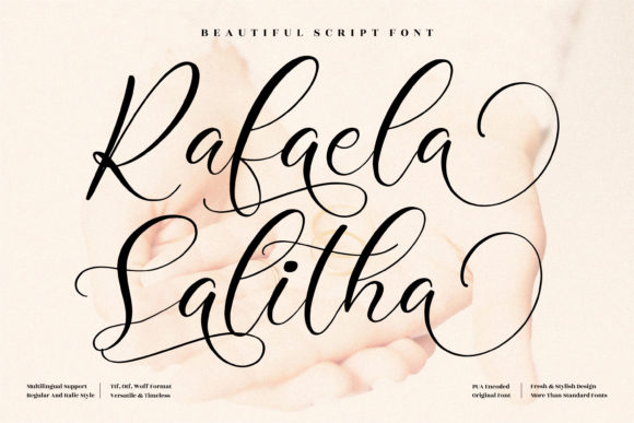 Rafaela Salitha: A Refined Script Font for Editorial Design