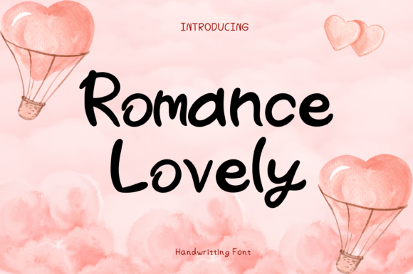 Romance Lovely: A Whimsical Script Font for Web Design