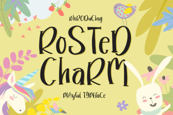 Rosted Charm: A Playful Handwritten Font for Campaigns