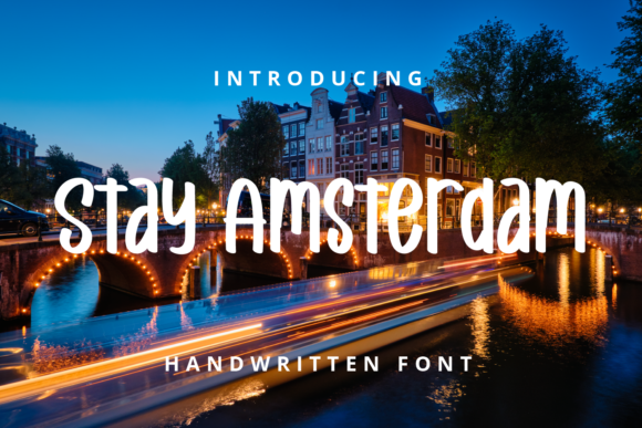 Stay Amsterdam: A Handwritten Font for Authentic Branding