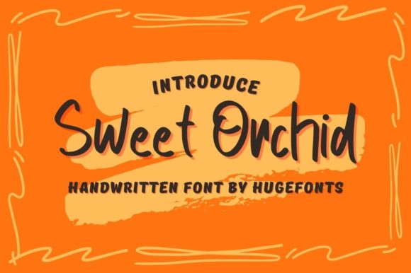 Sweet Orchid: A Playful Handwritten Font for Makers