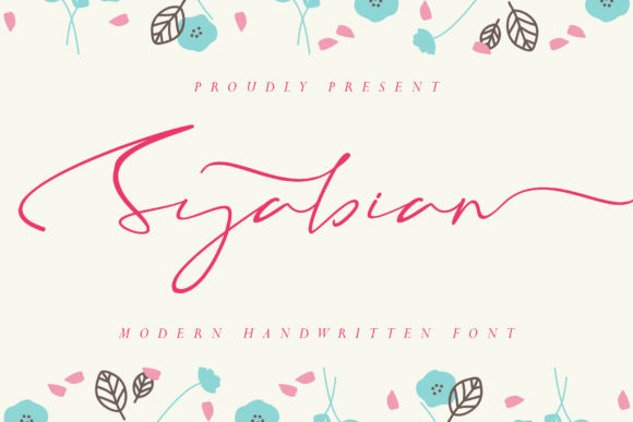 Syabian: A Script Font for Modern Web Design
