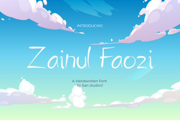 Zainul Faozi: A Versatile Handwritten Typeface